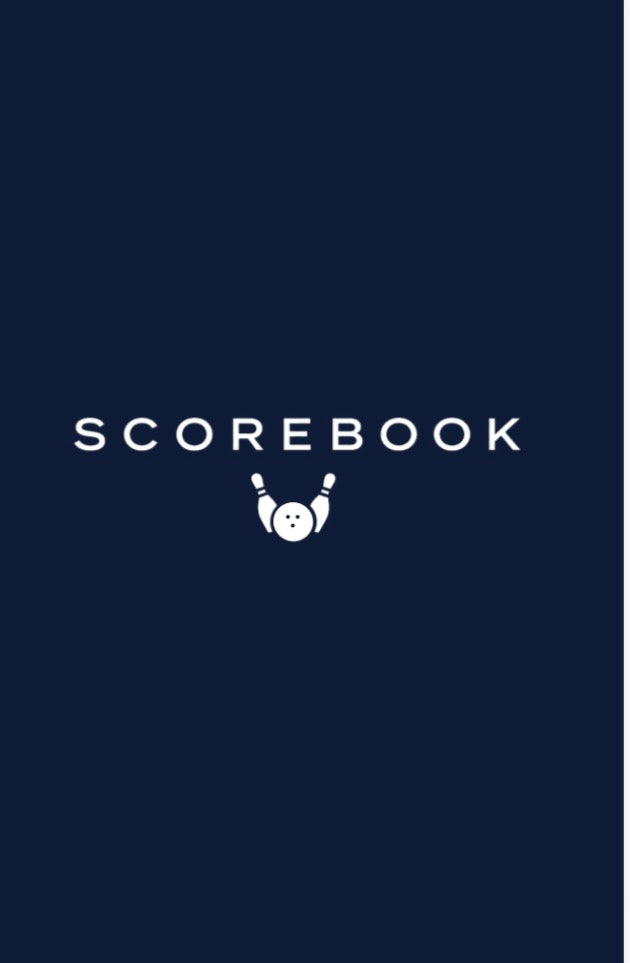 Scorebook (Solid Navy Blue, Paperback Coil Bound)