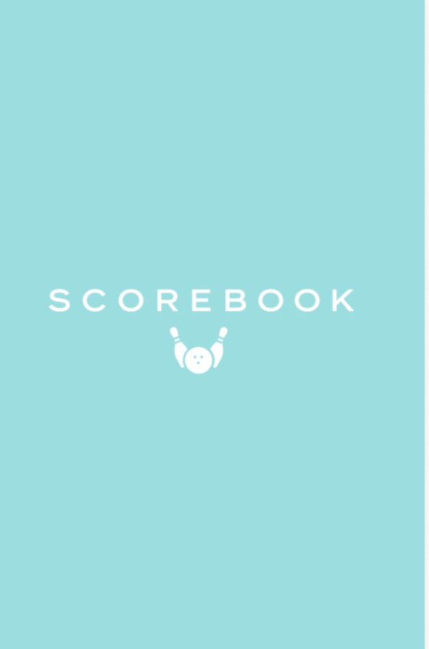 Scorebook (Solid Teal, Hardcover)