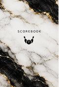 Scorebook (Black & White Marble, Paperback Coil Bound)